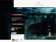 Tablet Screenshot of kingdomofhorrors.com